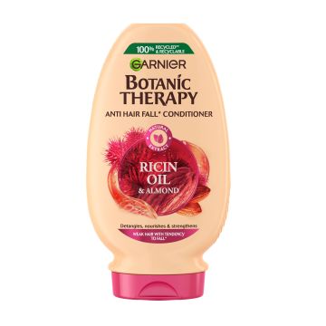 Garnier Botanic Therapy Oil & Almond Балсам за склонна към накъсване коса с масла от рицин и бадем х200 мл