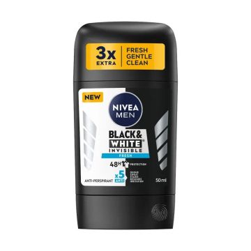 Nivea Men Black & White Fresh Дезодорант стик против изпотяване x50 мл