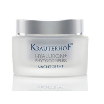 Krauterhof Hyaluron+Phytocomplex Нощен регенериращ и освежаващ крем за лице x50 мл