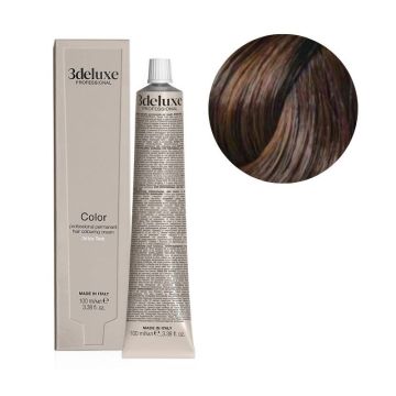 3Deluxe Colour Трайна боя за коса с арганово масло и екстракт от невен, цвят 6.07
