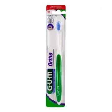 Gum Ortho Четка за зъби за ортодонтски апарати х1 брой