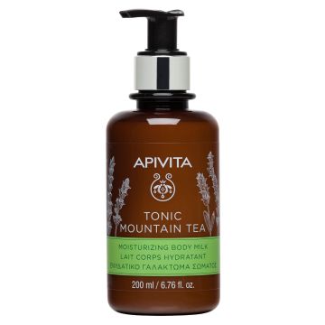 Apivita Mountain Tea Хидратиращо и тонизиращо мляко за тяло с планински чай х200 мл