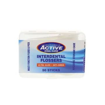 Beauty Formulas Active Конци за зъби под формата на пластмасови клечки х50 броя