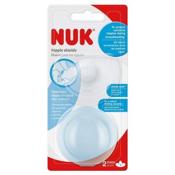 Nuk Силиконови предпазители за кърмачки, размер M x2 броя