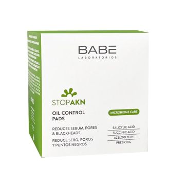 Babe Stop Akn Oil Control Тонизиращи тампони за контрол на омазняването и стягане на порите х60 броя