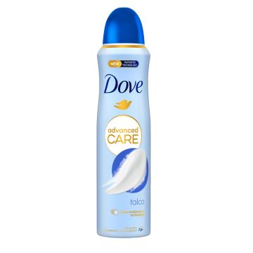 Dove Advanced Care Talco Дезодорант за жени против изпотяване, 72 часа х150 мл