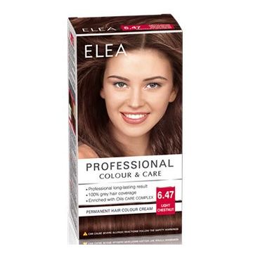 Elea Professional Боя за коса, цвят 6,47 Light Chestnut