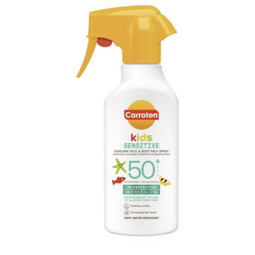 Carroten Kids Слънцезащитно мляко спрей SPF50+ x270 мл
