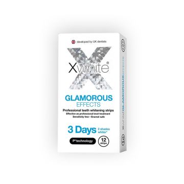 XWhite Glamorous Effect Избелващи ленти за зъби x12 броя