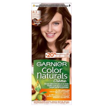 Garnier Color Naturals Трайна боя за коса, 4.3 Златисто кестеняв
