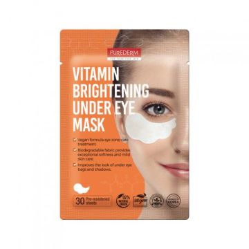 Purederm Изсветляващи пачове за околоочен контур с витамини x30 броя