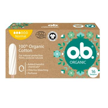 O.B. Organic Normal Дамски тампони x16 броя