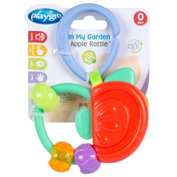 Playgro Дрънкалка ябълка, 0м+