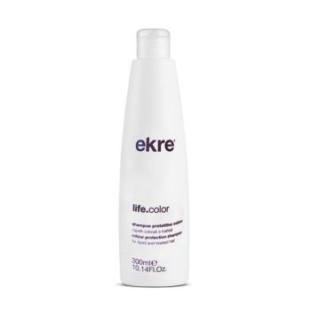 Ekre Life Color Защитаващ шампоан за боядисвана и изрусена коса х300 мл