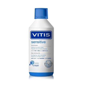 Vitis Sensitive Вода за уста за чувствителни зъби x500 мл, Dentaid