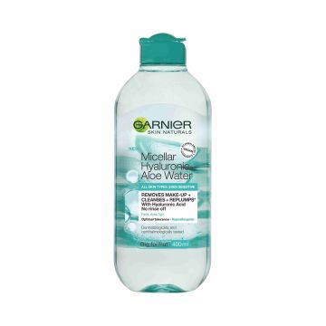Garnier Skin Naturals Hyaluronic Aloe Мицеларна вода за лице за всеки тип кожа x400 мл