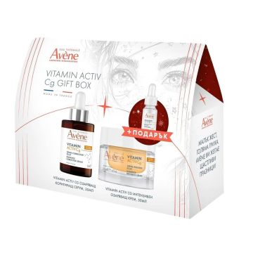 Avene Vitamin Activ Cg Комплект за лице Озаряващ коригиращ серу и Интензивен озаряващ крем