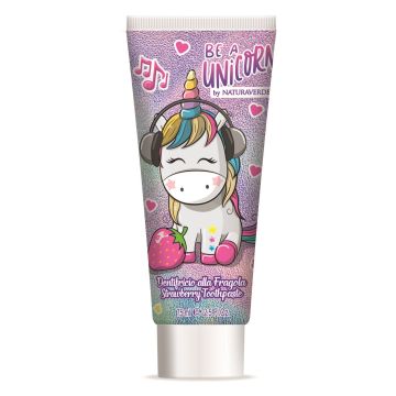 Naturaverde Be A Unicorn Паста за зъби за деца 3-6 години с вкус на ягода х75 мл