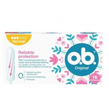 O.B. Original Normal Дамски тампони х16 броя