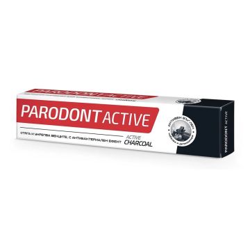 Astera Parodont Active Charcoal Паста за зъби с активен въглен х75 мл
