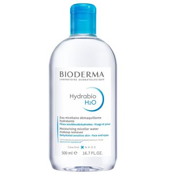 Bioderma Hydrabio H2O Почистваща мицеларна вода за лице за дехидратирана кожа x500 мл