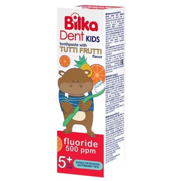 Bilka Dent Kids Tutti Frutti Паста за зъби за деца над 5 години x50 мл