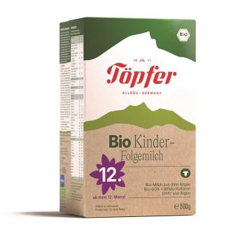Topfer Lactana Bio Kinder Адаптирано био мляко за малки деца над 12 месеца х500 грама