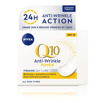 Nivea Q10 Power Дневен крем за лице против бръчки с Q10 и SPF15 х50 мл