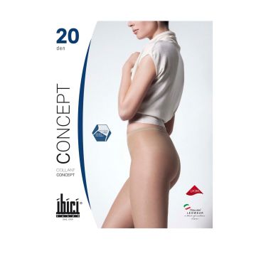 Ibici Concept 20 Den Дамски чорапогащник без колан, цвят Bronzage, размер 2