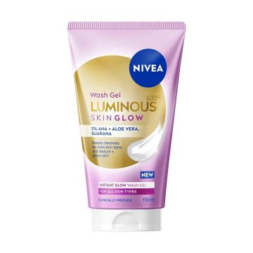 Nivea Luminous Skin Glow Почистващ гел за лице х150 мл
