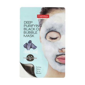 Purederm Почистваща кислородна маска за лице с активен въглен х1 брой
