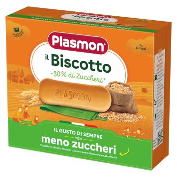 Plasmon Бисквити -30% захар за деца 6+месеца x320 грама