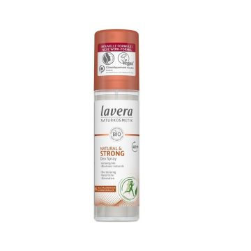 Lavera Bio Natural Strong Дезодорант-спрей за тяло против изпотяване x75 мл