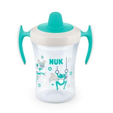 Nuk Evolution Trainer Cup Неразливаща чаша с мек накрайник за деца над 6 месеца x230 мл, Neutral