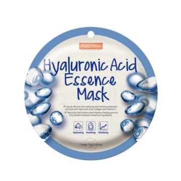 Purederm Хидратираща маска за лице с хиалуронова киселина х1 брой, 18 грама