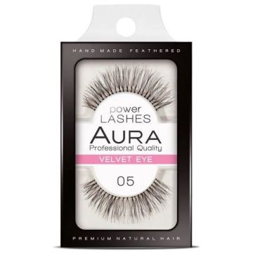 Aura Power Lashes Изкуствени мигли, 05 Velvet Eye