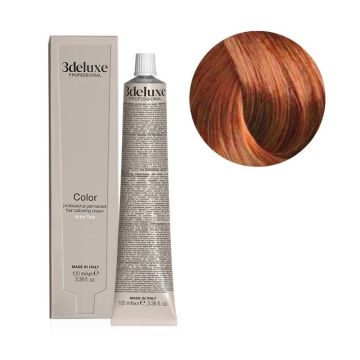 3Deluxe Colour Трайна боя за коса с арганово масло и екстракт от невен, цвят 8.34