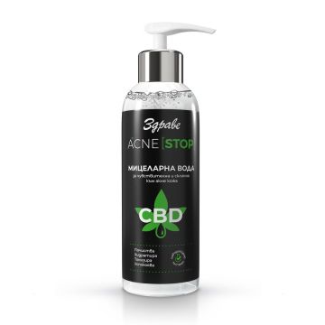 Здраве Acne Stop CBD Мицеларна вода за чувствителна и склонна към акне кожа x500 мл