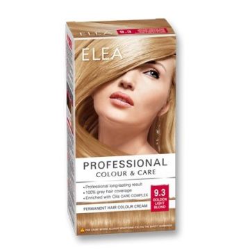 Elea Professional Боя за коса, цвят 9,3 Golden Light Blond