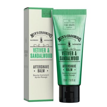 Scottish Fine Soaps Vetiver & Sandalwood Афтършейв балсам за след бръснене за мъже х75 мл