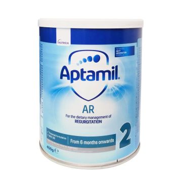 Aptamil AR 2 Специално мляко за кърмачета от 6 месеца за намаляване на регуритации и повръщане х400 грама