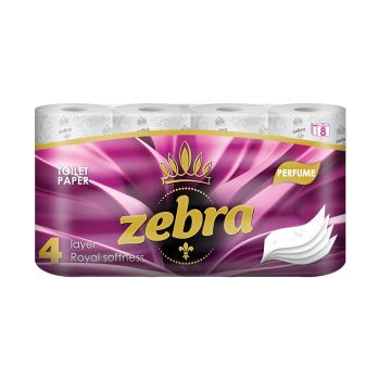 Zebra Perfume Тоалетна хартия x8 броя