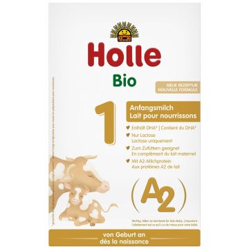 Holle Bio 1 Био храна за кърмачета от момента на раждане с А2 бета-казеин x400 грама