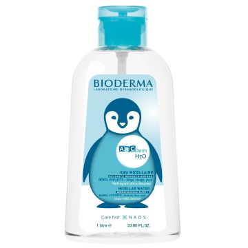 Bioderma ABCDerm Мицеларна вода за деца и бебета - помпа x1000 мл