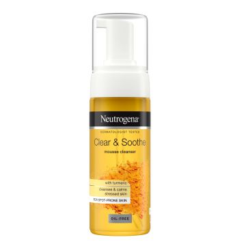Neutrogena Clear & Soothe Почистваща и успокояваща пяна за лице x150 мл