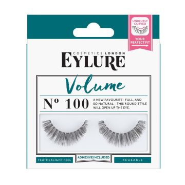Eylure Volume Комплект с изкуствени мигли и лепило, модел №100 х1 брой