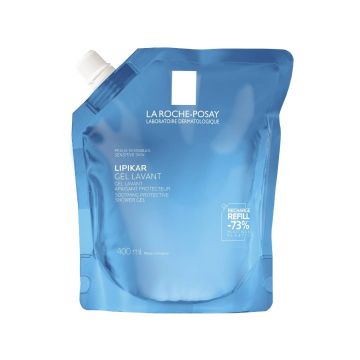La Roche-Posay Lipikar Успокояващ почистващ душ гел за чувствителна кожа x400 мл, рефил