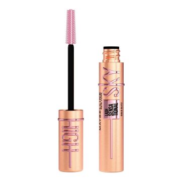 Maybelline Sensational Sky High Блестяща спирала за обемни и дълги мигли х6 мл, цвят Pink Gold