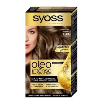 Syoss Oleo Intense Трайна крем боя за коса без амоняк, 6-54 Ashy Dark Blond