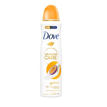 Dove Advanced Care Go Fresh Дезодорант за жени с аромат на маракуя и лимонова трева, 72 часа х150 мл
